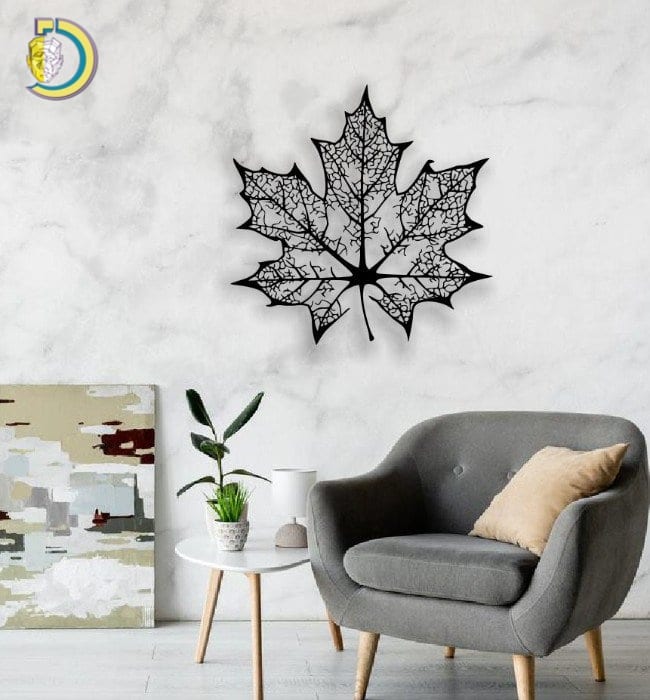 Leaf Laser Cut Wall Decor CDR Free Vector