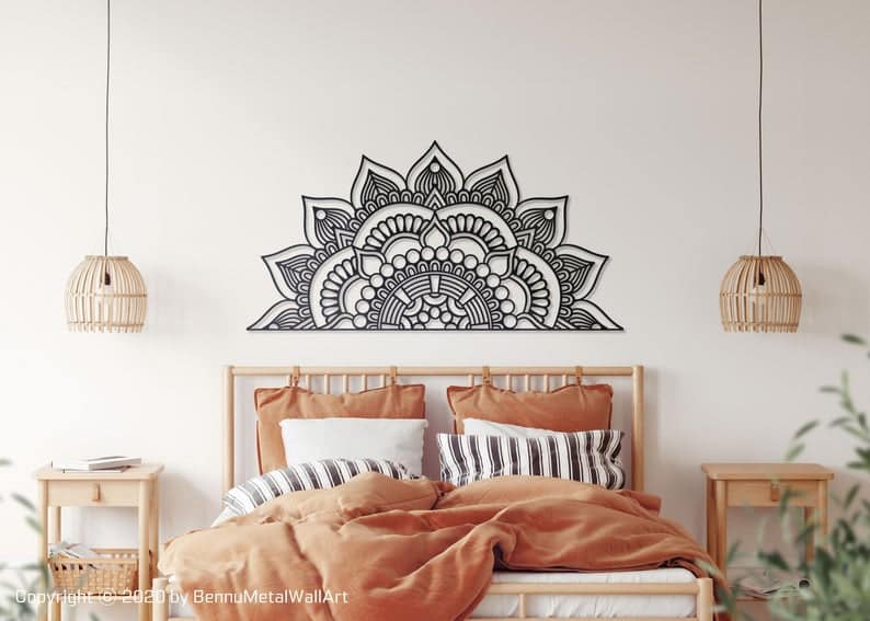 Mandala Wall Art, Mandala Wall Decor, Metal Mandala Decor