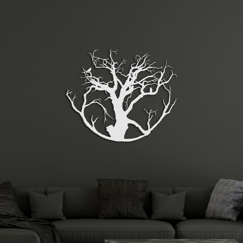 Metal Wall Decor, Tree of Life Decor, Metal Wall Art