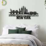 New York City Wall Decor Laser Cut Plasma CDR Free Vector