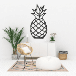 Pineapple Metal Wall Art, Metal Pineapple Wall Decor