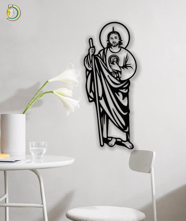 Saint Jude Wall Decor Wall Art Free DXF CDR SVG Vector File