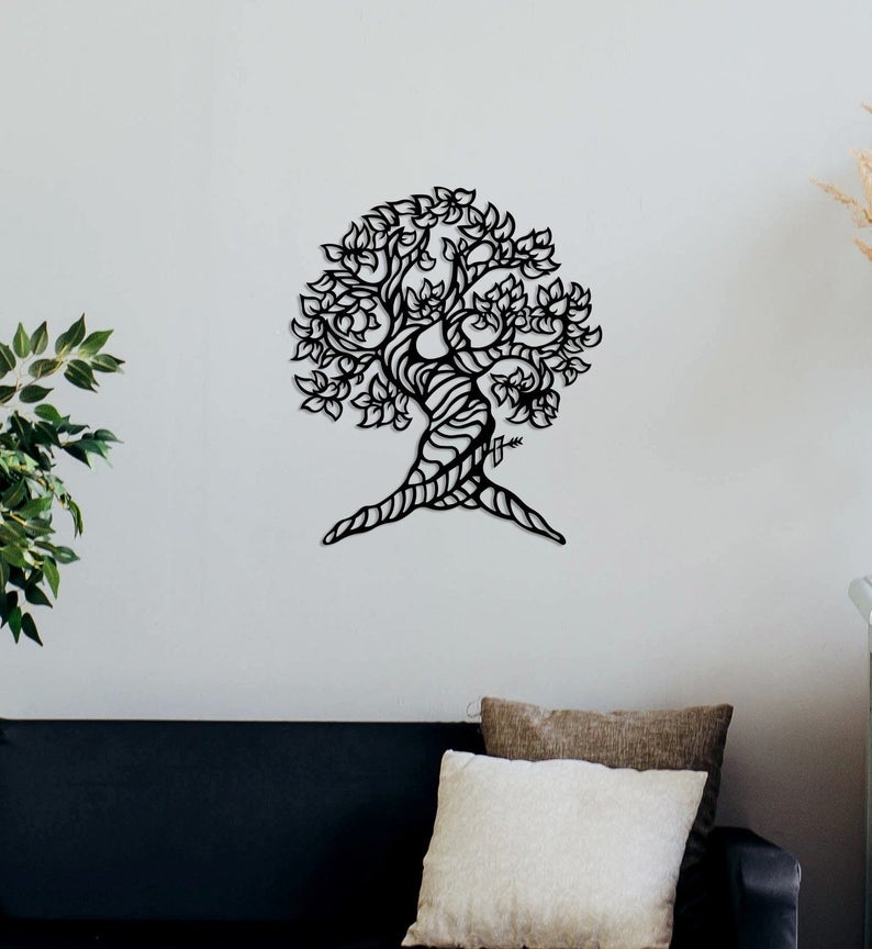 Tree Metal Wall Art Tree of Life Metal Wall Decor Nursery Wall Art