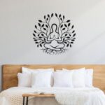 Tree Of Life Wall Art,yoga Flower, Ivy Flower Metal Wall Art