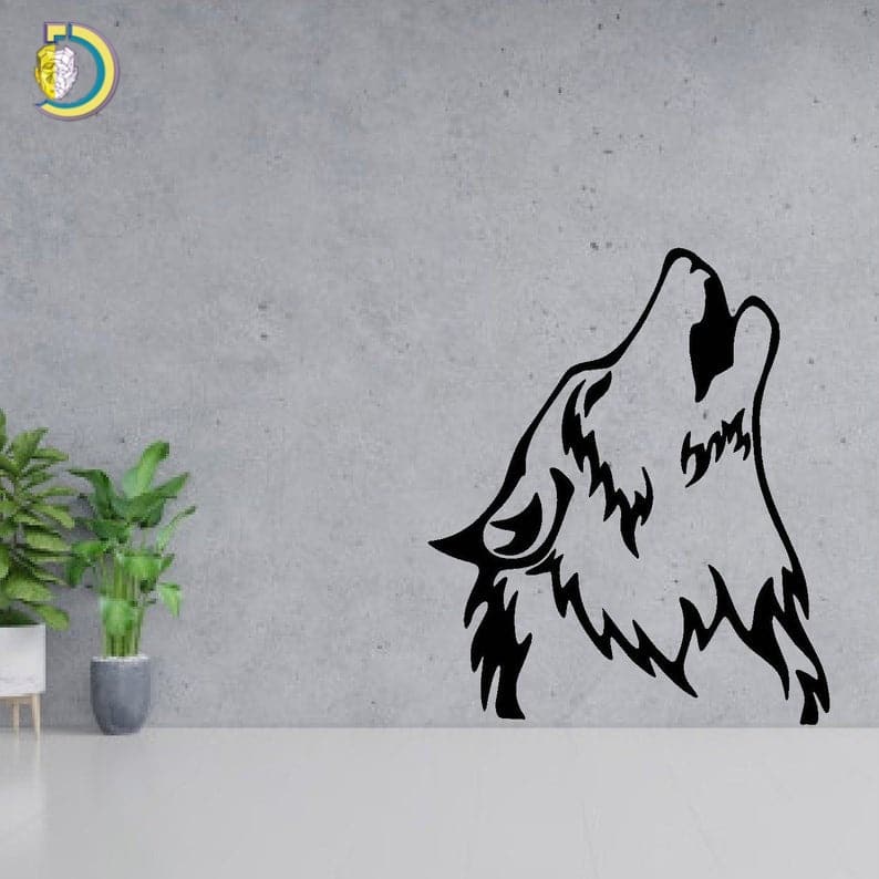 Wolf Metal Wall Art Perfect Decor