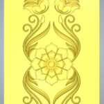 3D Door Design 031 Wood Carving Free RLF File For CNC Router