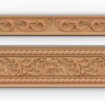 Baguette Wood Carving 03 Free STL 3D Model