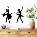 Ballet Wall Decor Free CDR DXF Vector