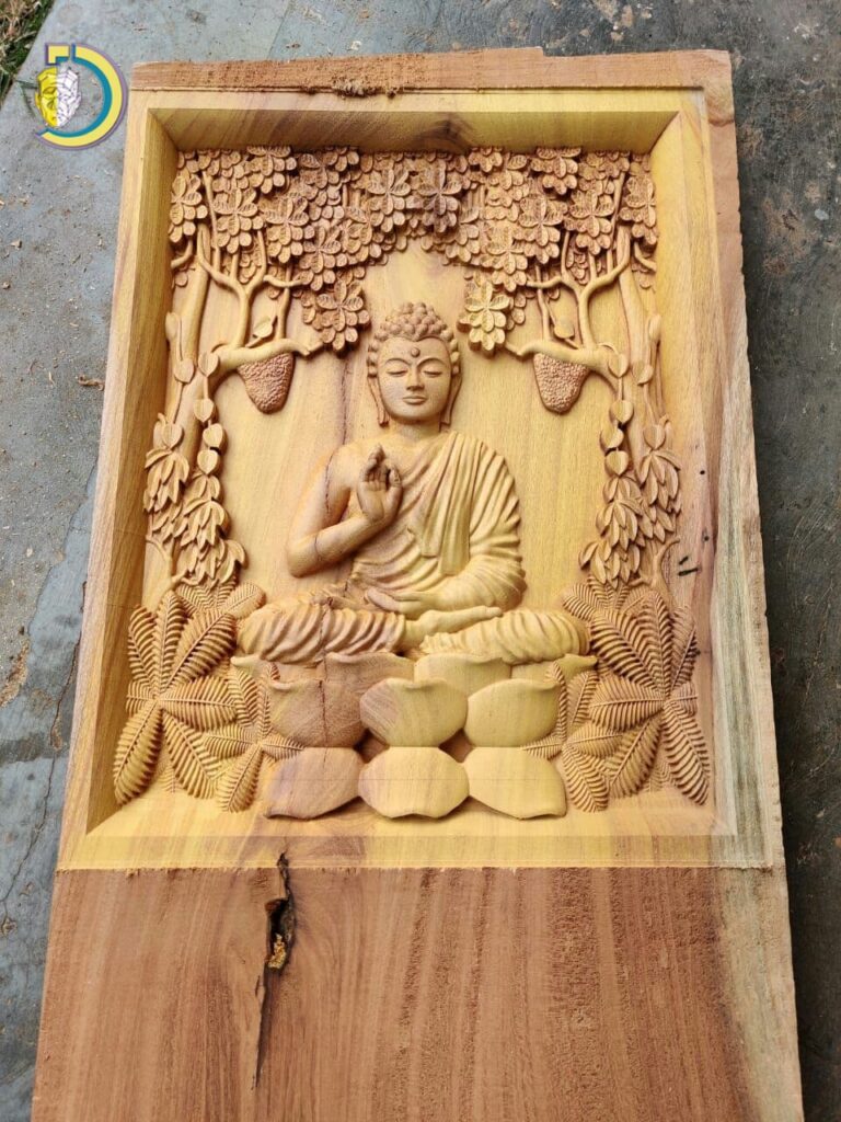 Buddha 3d Model for CNC Wood Carving