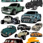 Cars Set 4 CDR Free Vector Clipart