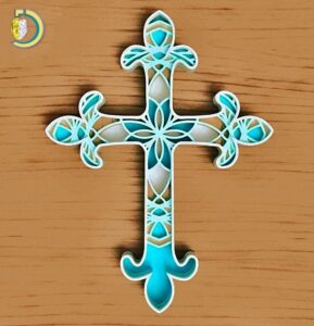 Cross Free CDR DXF Laser Cut Vector