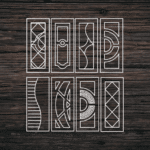 Decorative Door Design 38 CDR DXF Laser Cut Free Vector