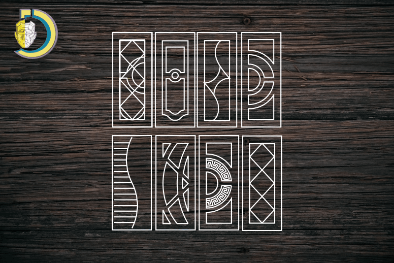 Decorative Door Design 38 CDR DXF Laser Cut Free Vector