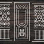 Decorative Door Design 40 CDR DXF Laser Cut Free Vector