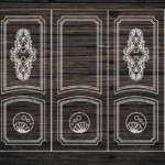 Decorative Door Design 01 CDR DXF Laser Cut Free Vector