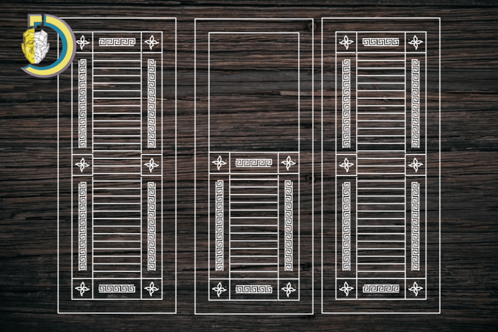 Decorative Door Design 23 CDR DXF Laser Cut Free Vector