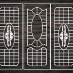 Decorative Door Design 24 CDR DXF Laser Cut Free Vector