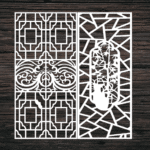 Decorative Screen Panel 104 CDR DXF Laser Cut Free Vector