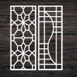 Decorative Screen Panel 107 CDR DXF Laser Cut Free Vector