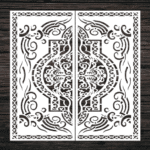 Decorative Screen Panel 115 CDR DXF Laser Cut Free Vector