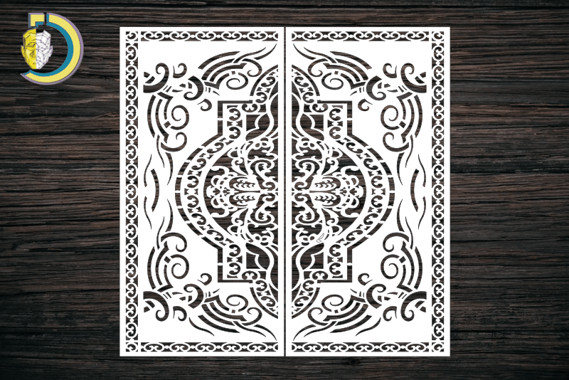 Decorative Screen Panel 115 CDR DXF Laser Cut Free Vector