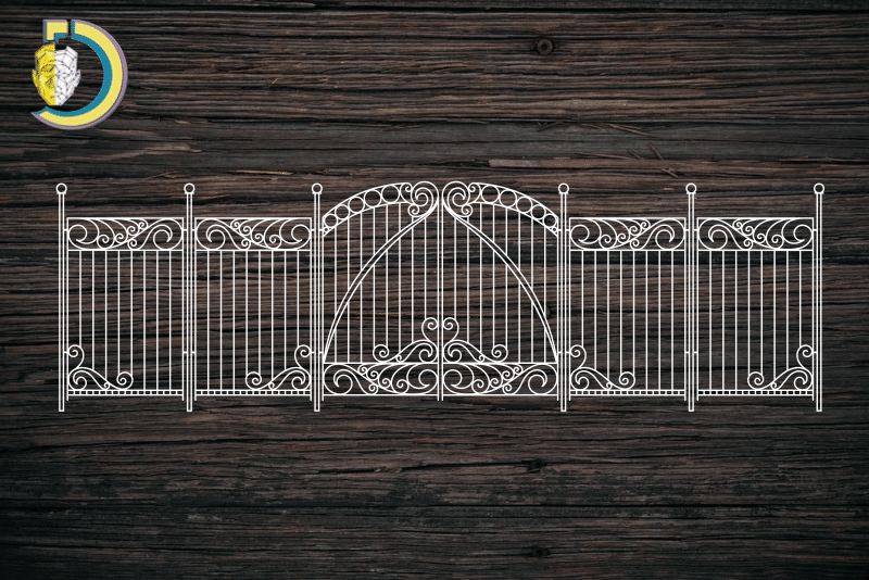 Decorative Screen Panel 118 CDR DXF Laser Cut Free Vector