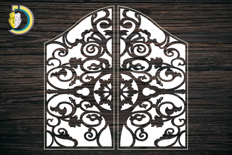 Decorative Screen Panel 129 CDR DXF Laser Cut Free Vector