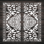 Decorative Screen Panel 130 CDR DXF Laser Cut Free Vector