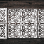 Decorative Screen Panel 84 CDR DXF Laser Cut Free Vector