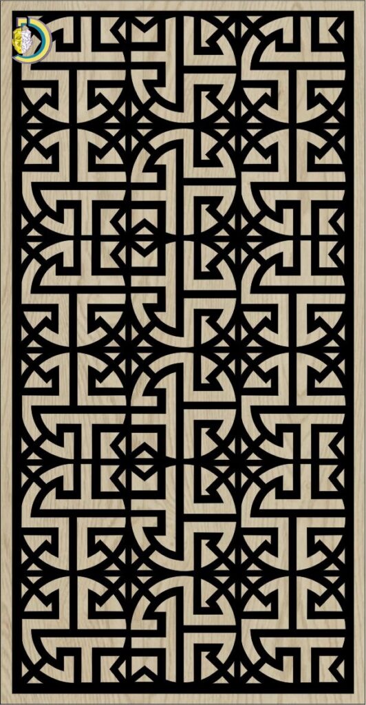 Decorative Slotted Panel 583 Pattern PDF File