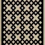 Decorative Slotted Panel 586 Pattern PDF File