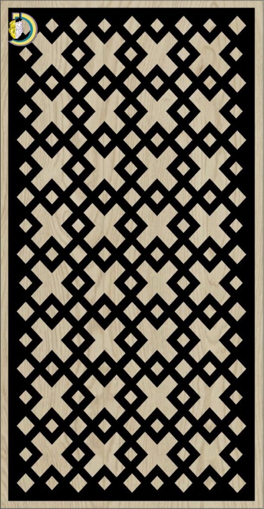 Decorative Slotted Panel 586 Pattern PDF File