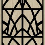 Decorative Slotted Panel 589 Pattern PDF File