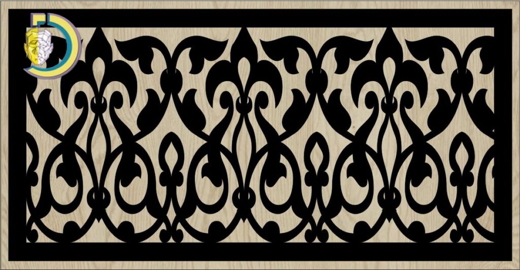 Decorative Slotted Panel 603 Pattern PDF File