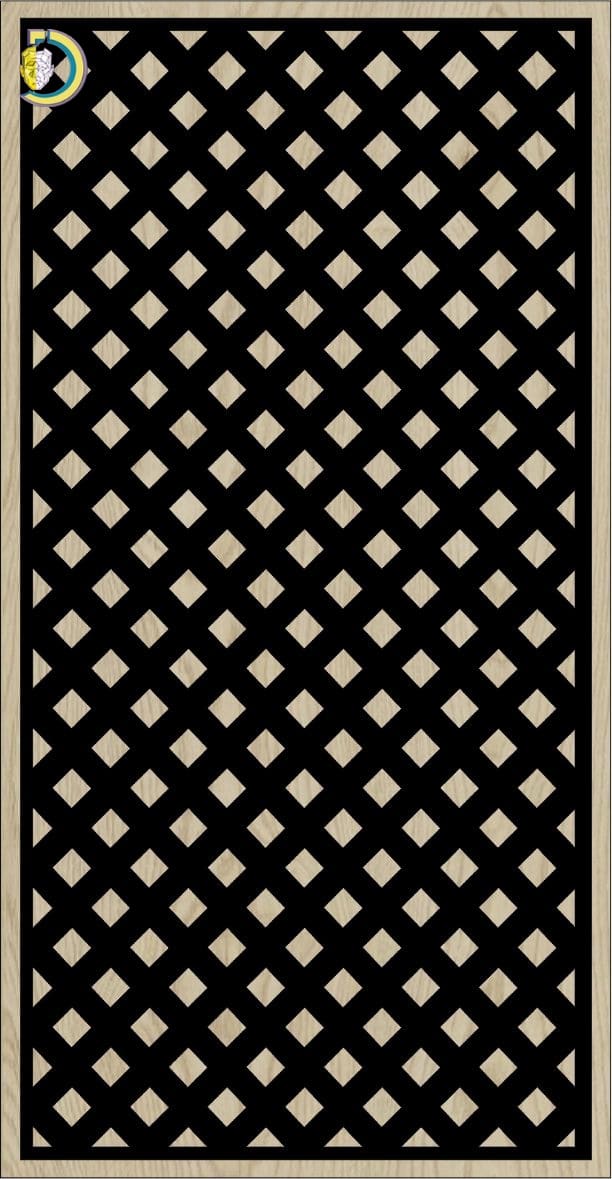 Decorative Slotted Panel 608 Pattern PDF File