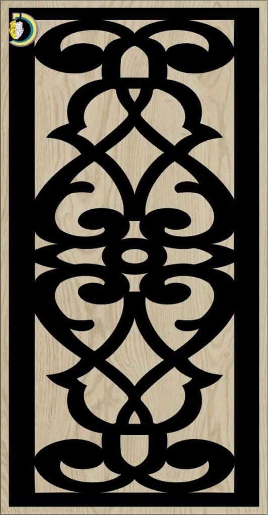 Decorative Slotted Panel 609 Pattern PDF File