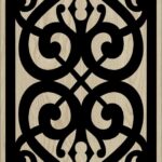 Decorative Slotted Panel 639 Pattern PDF File