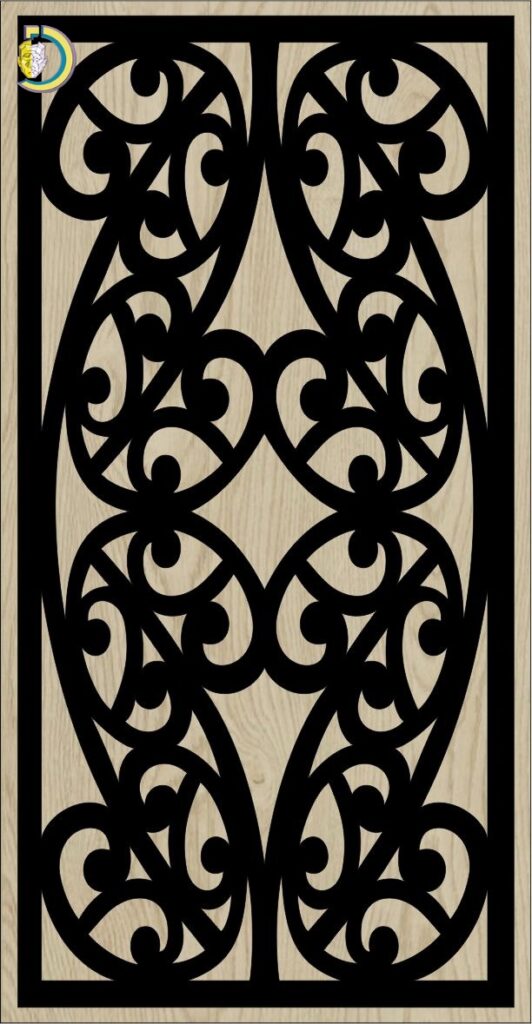 Decorative Slotted Panel 642 Pattern PDF File