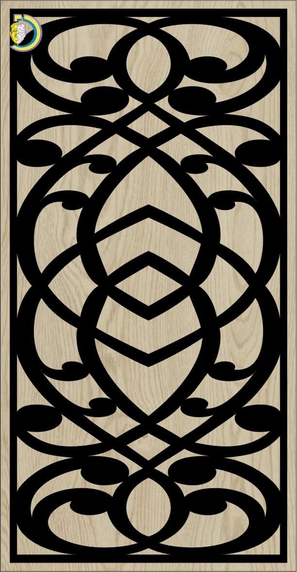 Decorative Slotted Panel 646 Pattern PDF File