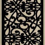 Decorative Slotted Panel 653 Pattern PDF File