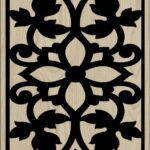 Decorative Slotted Panel 654 Pattern PDF File