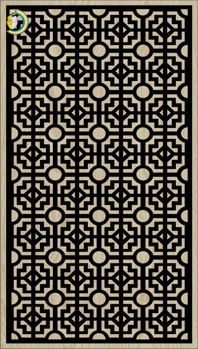 Decorative Slotted Panel 657 Pattern PDF File