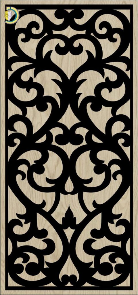 Decorative Slotted Panel 658 Pattern PDF File