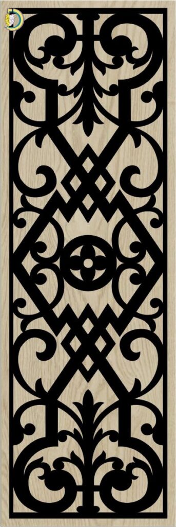 Decorative Slotted Panel 671 Pattern PDF File