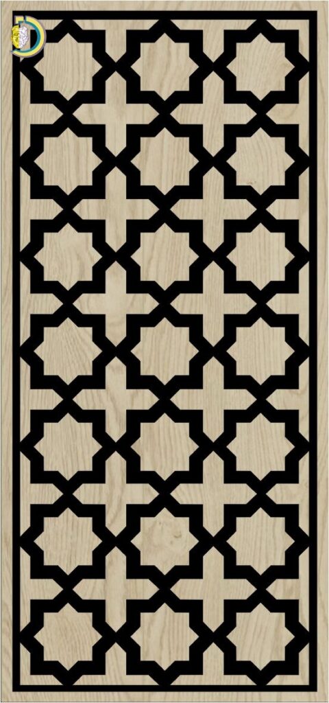 Decorative Slotted Panel 673 Pattern PDF File