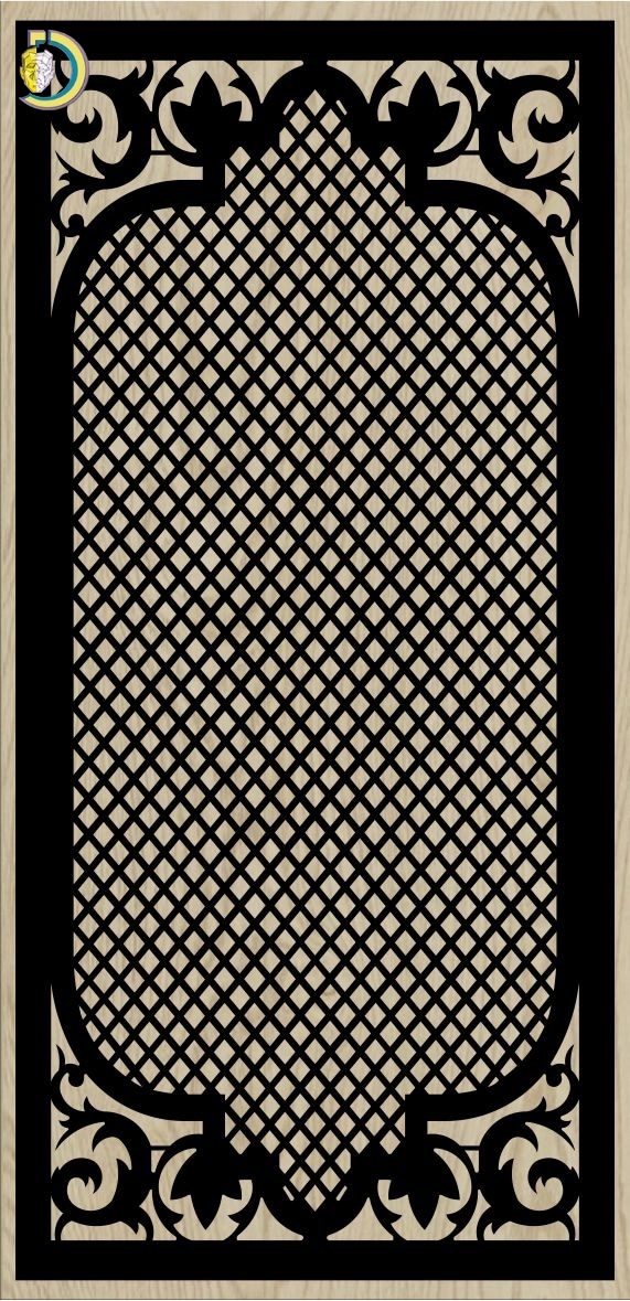 Decorative Slotted Panel 675 Pattern PDF File