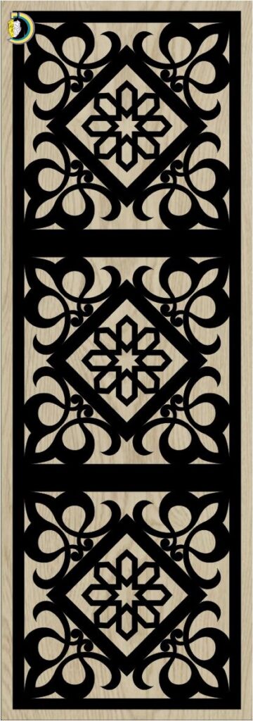 Decorative Slotted Panel 676 Pattern PDF File