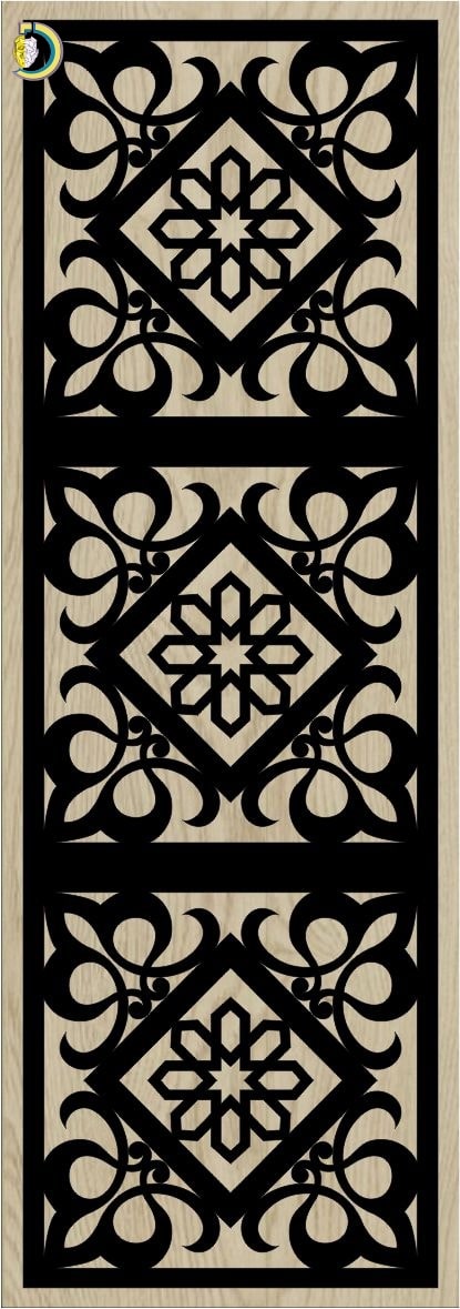 Decorative Slotted Panel 676 Pattern PDF File