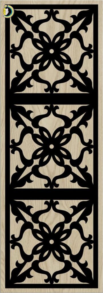 Decorative Slotted Panel 677 Pattern PDF File