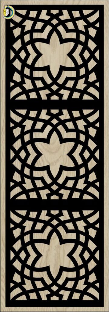 Decorative Slotted Panel 678 Pattern PDF File